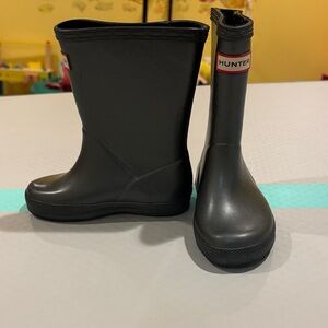 Hunter shiny Black Waterproof Boots